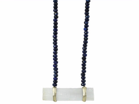 Selena Necklace Lapis Lazuli - Divine Schematic